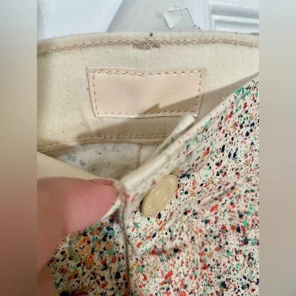 MOTHER Jeans Women’s 26 The Vamp Dead On The Dance Floor Ankle Slit Skinny - Picture 4 of 14